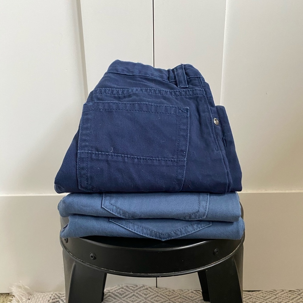 3 pairs of 6/7y H&M “Blue” Casual Pants